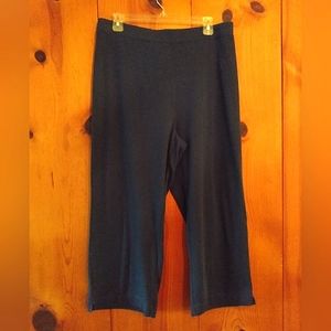 Quacker Factory Cropped Knit Pull On Pants
